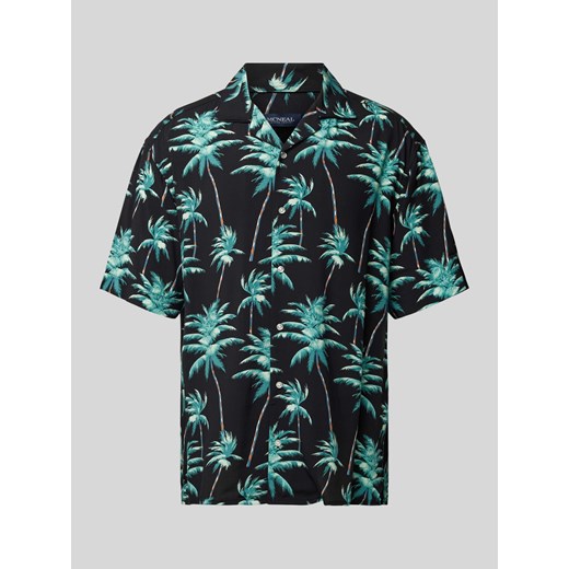 Koszula casualowa o kroju regular fit z nadrukiem na całej powierzchni ze sklepu Peek&Cloppenburg  w kategorii Koszule męskie - zdjęcie 172418236