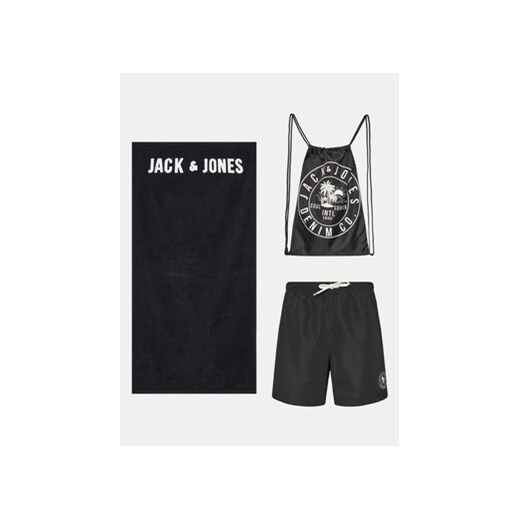 Jack&Jones Szorty kąpielowe Jpstbeach 12249449 Czarny Regular Fit ze sklepu MODIVO w kategorii Kąpielówki - zdjęcie 172418825
