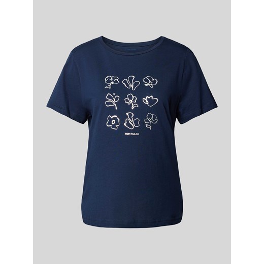 T-shirt z okrągłym dekoltem ze sklepu Peek&Cloppenburg  w kategorii Bluzki damskie - zdjęcie 172420597