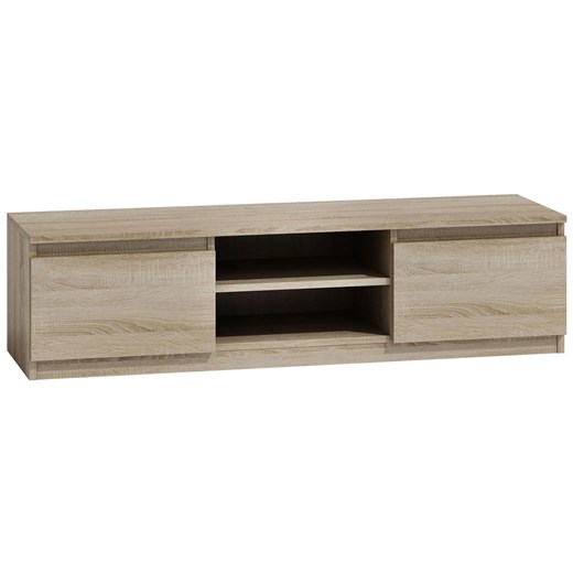 Komoda pod telewizor Amida 2X 120 cm - dąb sonoma ze sklepu Edinos.pl w kategorii Szafki RTV - zdjęcie 172421427