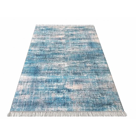 Niebieski dywan prostokątny - Aknala 4X ze sklepu Edinos.pl w kategorii Dywany - zdjęcie 172421435