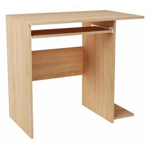 Skandynawskie biurko pod komputer dąb sonoma - Daros Elior One Size Edinos.pl