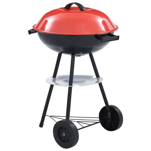 Okrągły grill na kółkach z pokrywą B0-Z04 ze sklepu Edinos.pl w kategorii Ogród i taras - zdjęcie 172421625