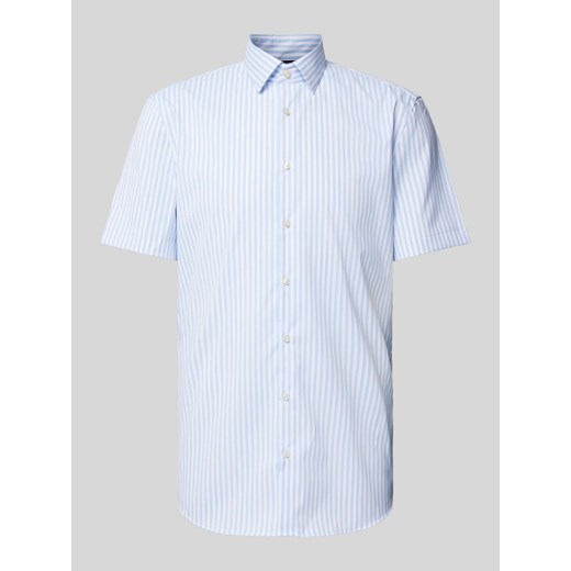 Koszula biznesowa o kroju slim fit w paski ze sklepu Peek&Cloppenburg  w kategorii Koszule męskie - zdjęcie 172422195
