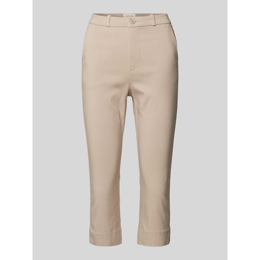 Spodnie capri z wpuszczanymi kieszeniami w stylu francuskim model ‘Solvej’ ze sklepu Peek&Cloppenburg  w kategorii Spodnie damskie - zdjęcie 172422237