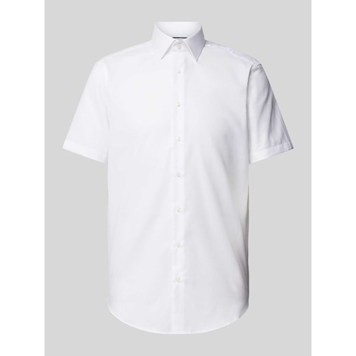 Koszula biznesowa o kroju regular fit z delikatnie fakturowanym wzorem ze sklepu Peek&Cloppenburg  w kategorii Koszule męskie - zdjęcie 172422337