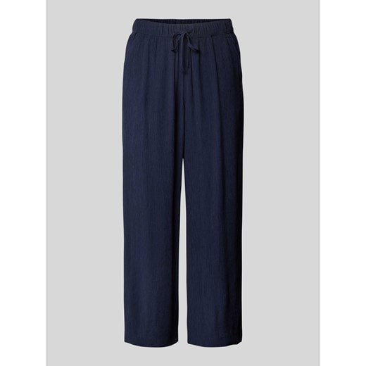 Spodnie o luźnym kroju z elastycznym pasem ze sklepu Peek&Cloppenburg  w kategorii Spodnie damskie - zdjęcie 172422368