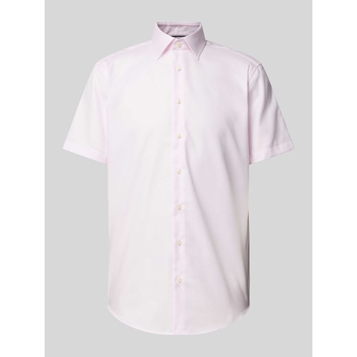Koszula biznesowa o kroju regular fit z delikatnie fakturowanym wzorem ze sklepu Peek&Cloppenburg  w kategorii Koszule męskie - zdjęcie 172422376
