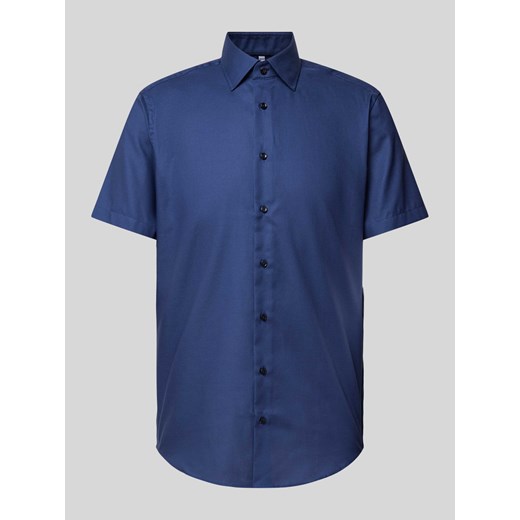 Koszula biznesowa o kroju regular fit z delikatnie fakturowanym wzorem ze sklepu Peek&Cloppenburg  w kategorii Koszule męskie - zdjęcie 172422387