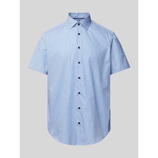 Koszula biznesowa o kroju regular fit ze wzorem w paski ze sklepu Peek&Cloppenburg  w kategorii Koszule męskie - zdjęcie 172422439