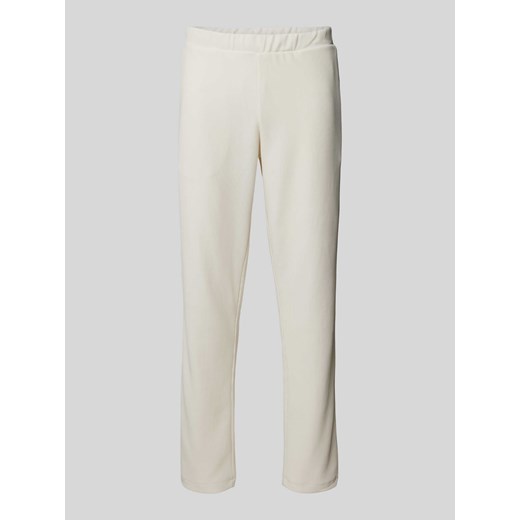 Spodnie materiałowe o kroju regular fit z efektem prążkowania ze sklepu Peek&Cloppenburg  w kategorii Spodnie męskie - zdjęcie 172422466