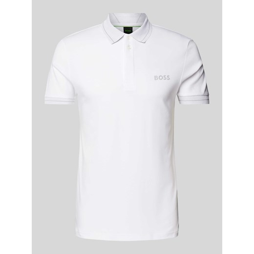 Koszulka polo z nadrukiem z logo model ‘Paule’ ze sklepu Peek&Cloppenburg  w kategorii T-shirty męskie - zdjęcie 172422477