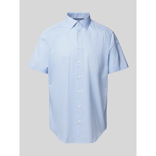 Koszula biznesowa o kroju regular fit ze wzorem na całej powierzchni ze sklepu Peek&Cloppenburg  w kategorii Koszule męskie - zdjęcie 172422478