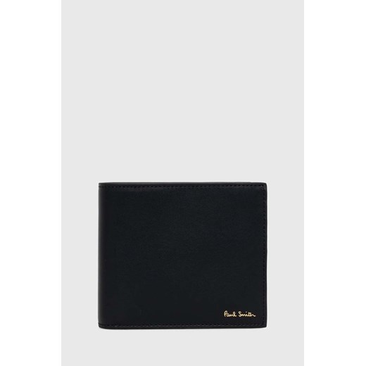 Paul Smith portfel skórzany kolor czarny M1A-4833-BMULTI ze sklepu PRM w kategorii Portfele damskie - zdjęcie 172423166