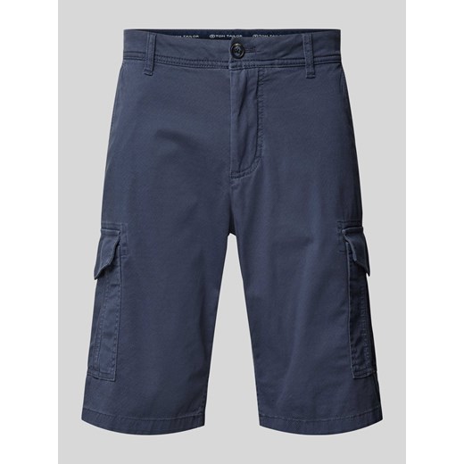 Szorty cargo z wpuszczanymi kieszeniami w stylu francuskim ze sklepu Peek&Cloppenburg  w kategorii Spodenki męskie - zdjęcie 172423306