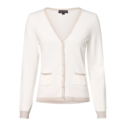 Franco Callegari Kardigan damski Kobiety écru jednolity ze sklepu vangraaf w kategorii Swetry damskie - zdjęcie 172423348