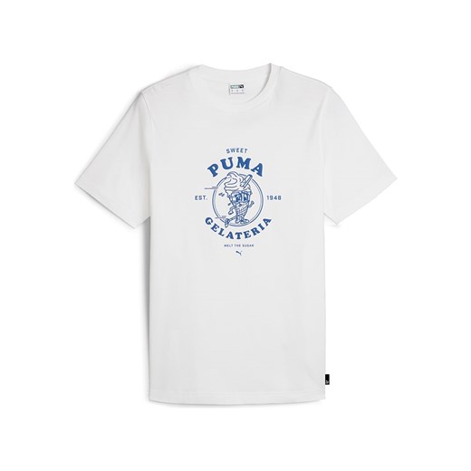 Puma Koszulka &quot;Gelateria&quot; w kolorze białym ze sklepu Limango Polska w kategorii T-shirty męskie - zdjęcie 172423878