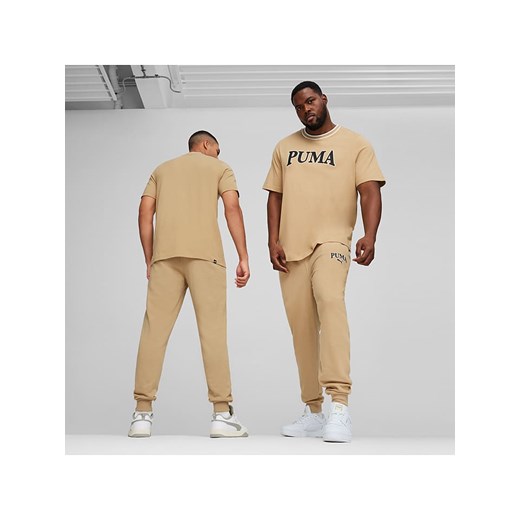 Puma Spodnie dresowe &quot;Squad&quot; w kolorze beżowym ze sklepu Limango Polska w kategorii Spodnie męskie - zdjęcie 172423969