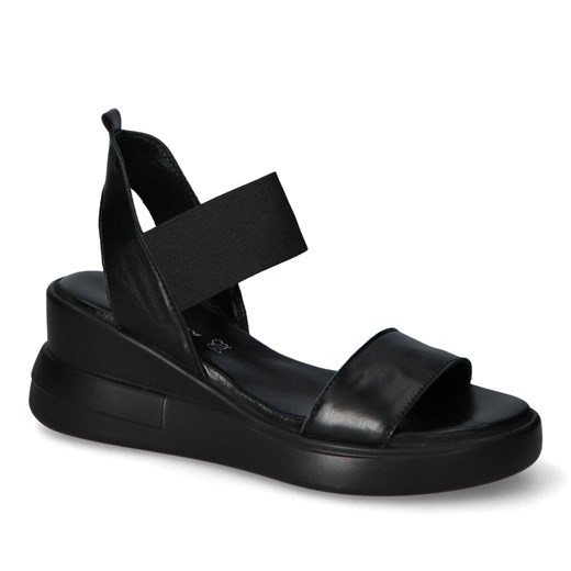 Sandały Aspena 3061 Czarne lico ze sklepu Arturo-obuwie w kategorii Sandały damskie - zdjęcie 172424647