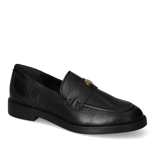 Mokasyny Ryłko G1R46_9SC Czarne lico ze sklepu Arturo-obuwie w kategorii Mokasyny damskie - zdjęcie 172424799