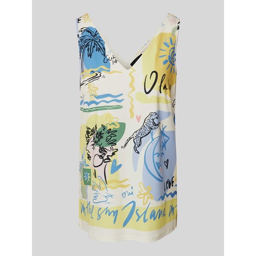 Top bluzkowy z dekoltem w serek ze sklepu Peek&Cloppenburg  w kategorii Bluzki damskie - zdjęcie 172425426