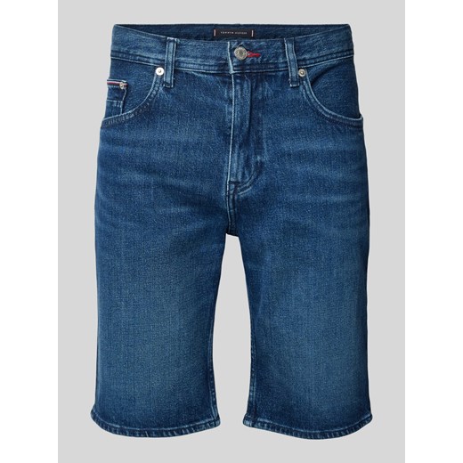 Szorty jeansowe o kroju regular fit z 5 kieszeniami model ‘BROOKLYN’ ze sklepu Peek&Cloppenburg  w kategorii Spodenki męskie - zdjęcie 172425709