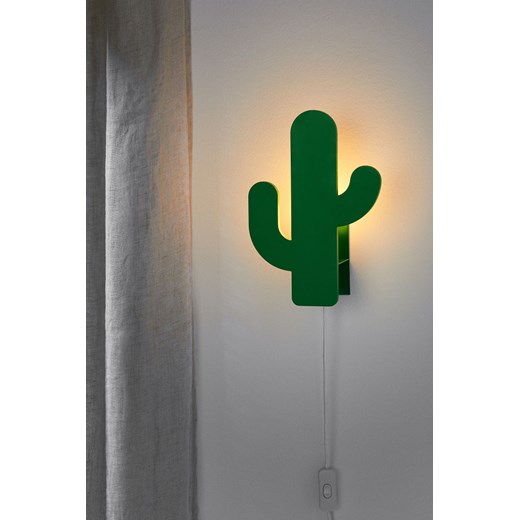 H & M - Kinkiet w kształcie kaktusa - Zielony ze sklepu H&M w kategorii Lampy dziecięce - zdjęcie 172426007