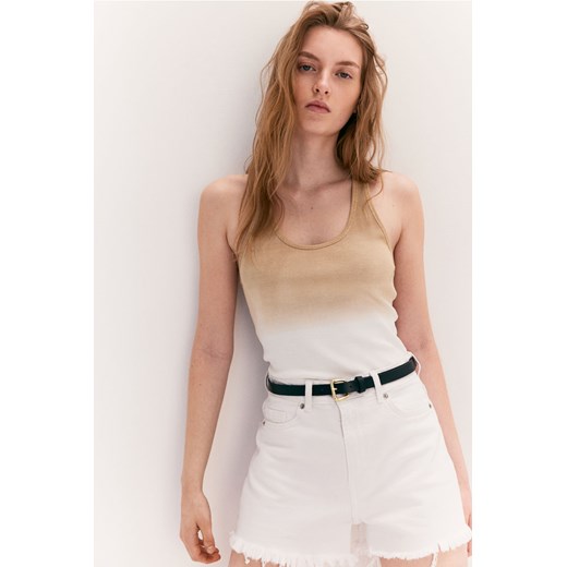 H & M - Szorty dżinsowe z wysokim stanem - Biały ze sklepu H&M w kategorii Szorty - zdjęcie 172426008