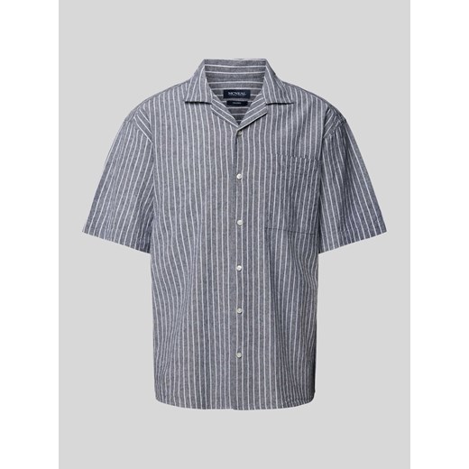 Koszula casualowa o kroju regular fit z wzorem w paski ze sklepu Peek&Cloppenburg  w kategorii Koszule męskie - zdjęcie 172426775