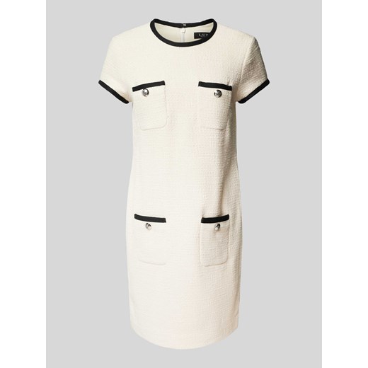 Sukienka Ralph Lauren bawełniana beżowa mini 