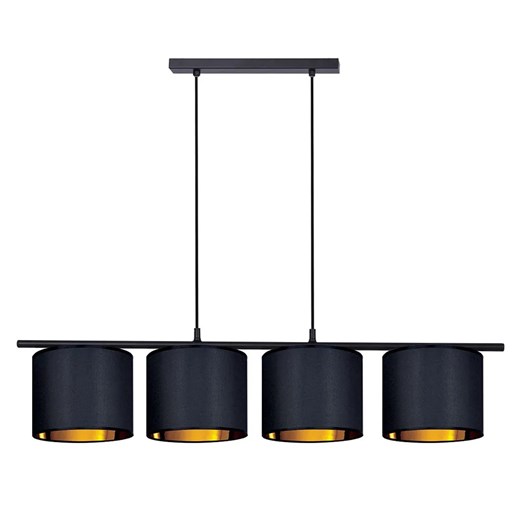 Poczwórna lampa nad stół z abażurami - S960-Silko ze sklepu Edinos.pl w kategorii Lampy wiszące - zdjęcie 172427659