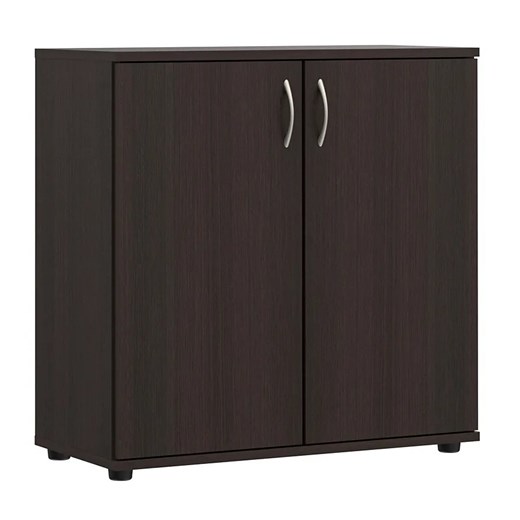 Minimalistyczna Komoda Biurowa Z Drzwiczkami Wenge L1-K53 ze sklepu Edinos.pl w kategorii Komody - zdjęcie 172427715