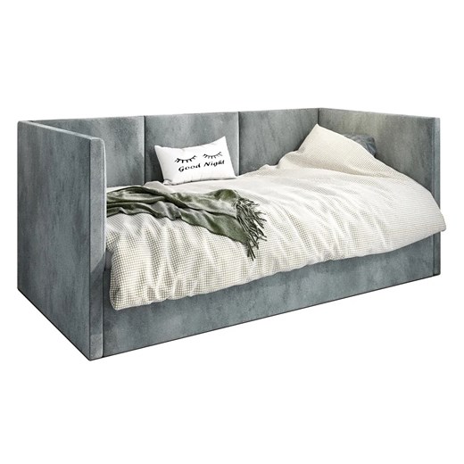 Szare młodzieżowe łóżko leżanka Sorento 5X - 3 rozmiary ze sklepu Edinos.pl w kategorii Łóżka i materace - zdjęcie 172427895