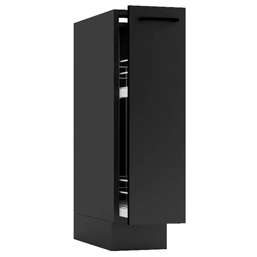 Szafka z koszem cargo 20 cm grafit M2-L33 ze sklepu Edinos.pl w kategorii Meble kuchenne - zdjęcie 172428118