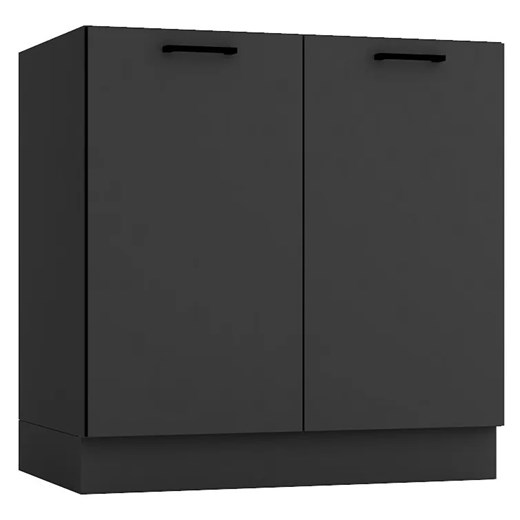 Szafka Pod Zabudowę Zlewu 80 Cm Grafit E4-Z12 ze sklepu Edinos.pl w kategorii Meble kuchenne - zdjęcie 172428229