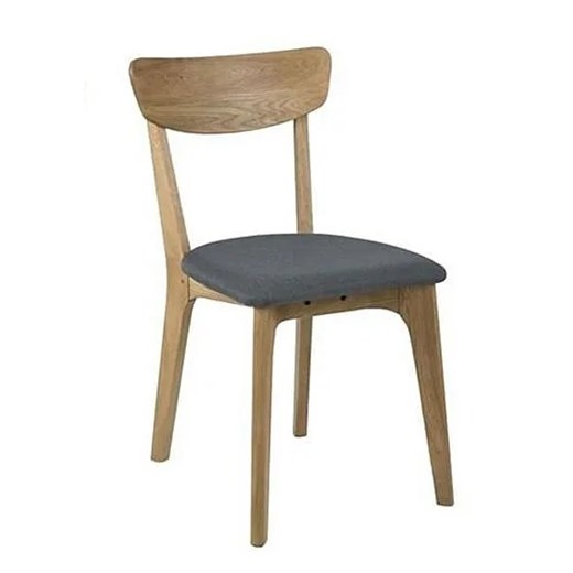 Drewniane retro krzesło typu hałas dąb - Zola ze sklepu Edinos.pl w kategorii Krzesła - zdjęcie 172428355