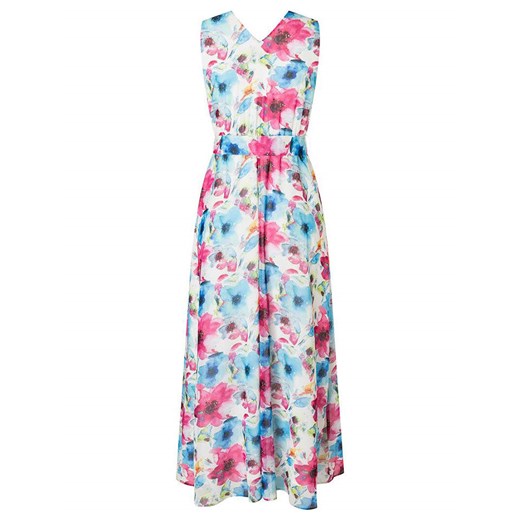 More &amp; More Sukienka w kolorze różowo-niebiesko-białym More & More 36 okazyjna cena Limango Polska