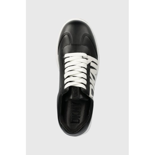 Buty sportowe damskie DKNY sneakersy sznurowane skórzane na wiosnę płaskie 