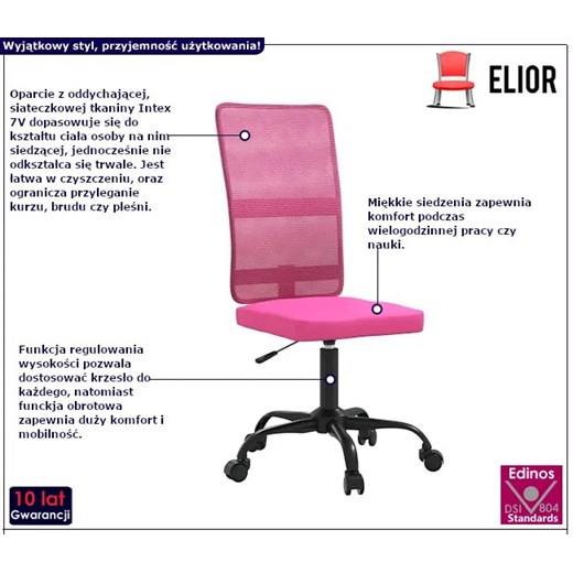 Regulowane krzesło biurowe - Mirandela 3X Elior One Size Edinos.pl