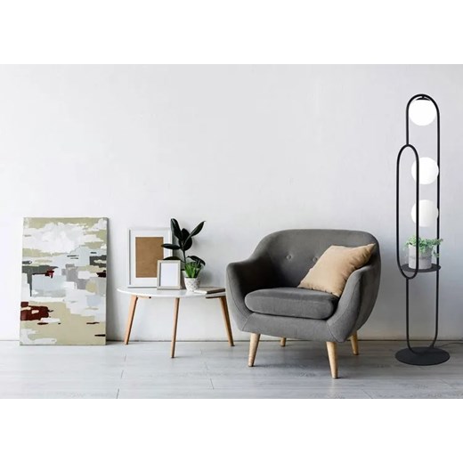 Nowoczesna lampa stojąca z półką - S824-Lemoni Lumes One Size promocyjna cena Edinos.pl