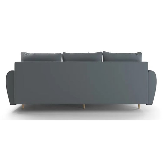 Popielata sofa rozkładana - Castello 3X Elior One Size Edinos.pl