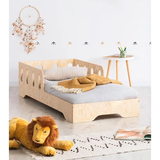 Drewniane pojedyncze łóżko dziecięce 16 rozmiarów - Filo 5X ze sklepu Edinos.pl w kategorii Łóżka dziecięce - zdjęcie 172430046