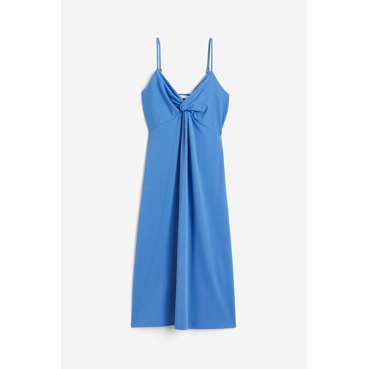 H & M - Sukienka ze skręconym detalem - Niebieski ze sklepu H&M w kategorii Sukienki - zdjęcie 172430517