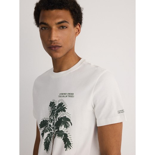 Reserved t-shirt męski z krótkim rękawem
