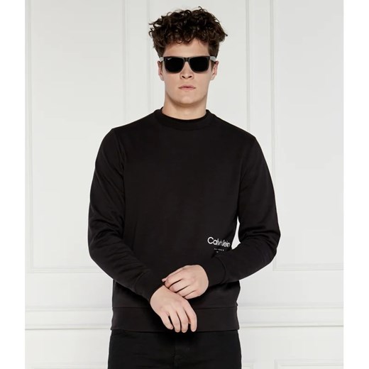 Bluza męska Calvin Klein czarna z bawełny 