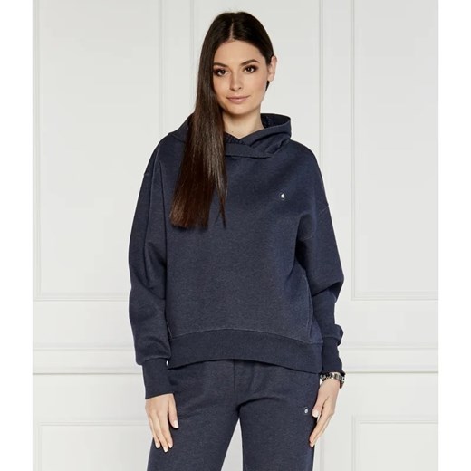 Bluza damska granatowa BOSS HUGO bawełniana casual