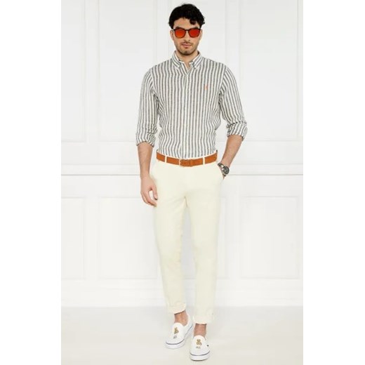 Koszula męska Polo Ralph Lauren z klasycznym kołnierzykiem casual z długimi rękawami