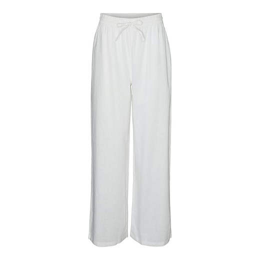 Vero Moda Spodnie &quot;Linn&quot; w kolorze białym ze sklepu Limango Polska w kategorii Spodnie damskie - zdjęcie 172436005