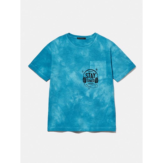 Sisley Koszulka w kolorze niebieskim ze sklepu Limango Polska w kategorii T-shirty chłopięce - zdjęcie 172436036