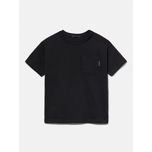 Sisley Koszulka w kolorze czarnym ze sklepu Limango Polska w kategorii T-shirty chłopięce - zdjęcie 172436076
